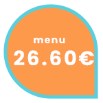 Menu à 26.60€